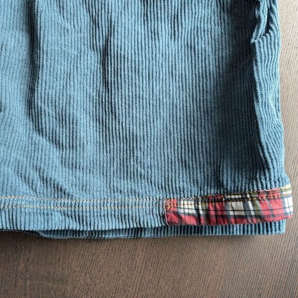 Urban Outfitters wide leg 💯  cotton corduroy overalls size L dungarees b - Picture 9 of 16